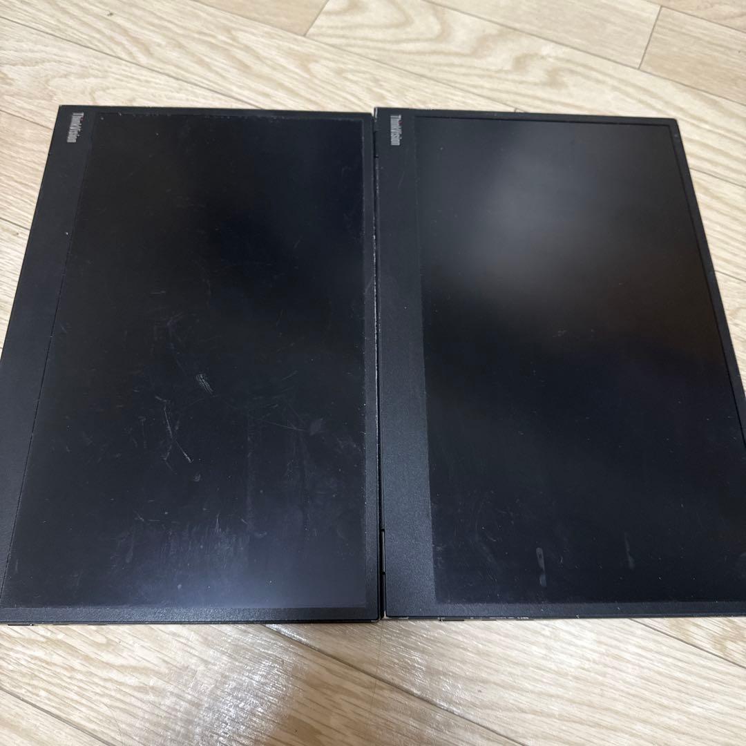 ThinkVision M14 USB-C モバイルモニター　動作未確認　2台