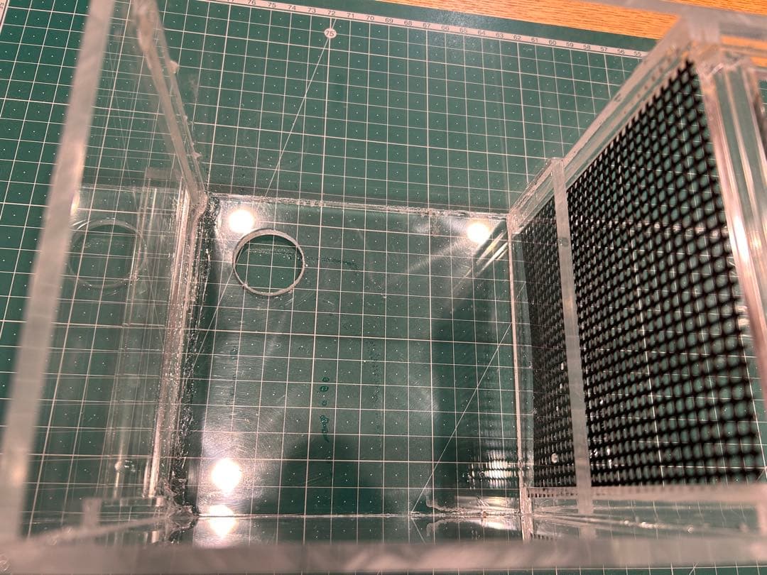 【訳あり】60㎝水槽用　上部濾過式アクアリウム水槽アクアポニックス仕様B