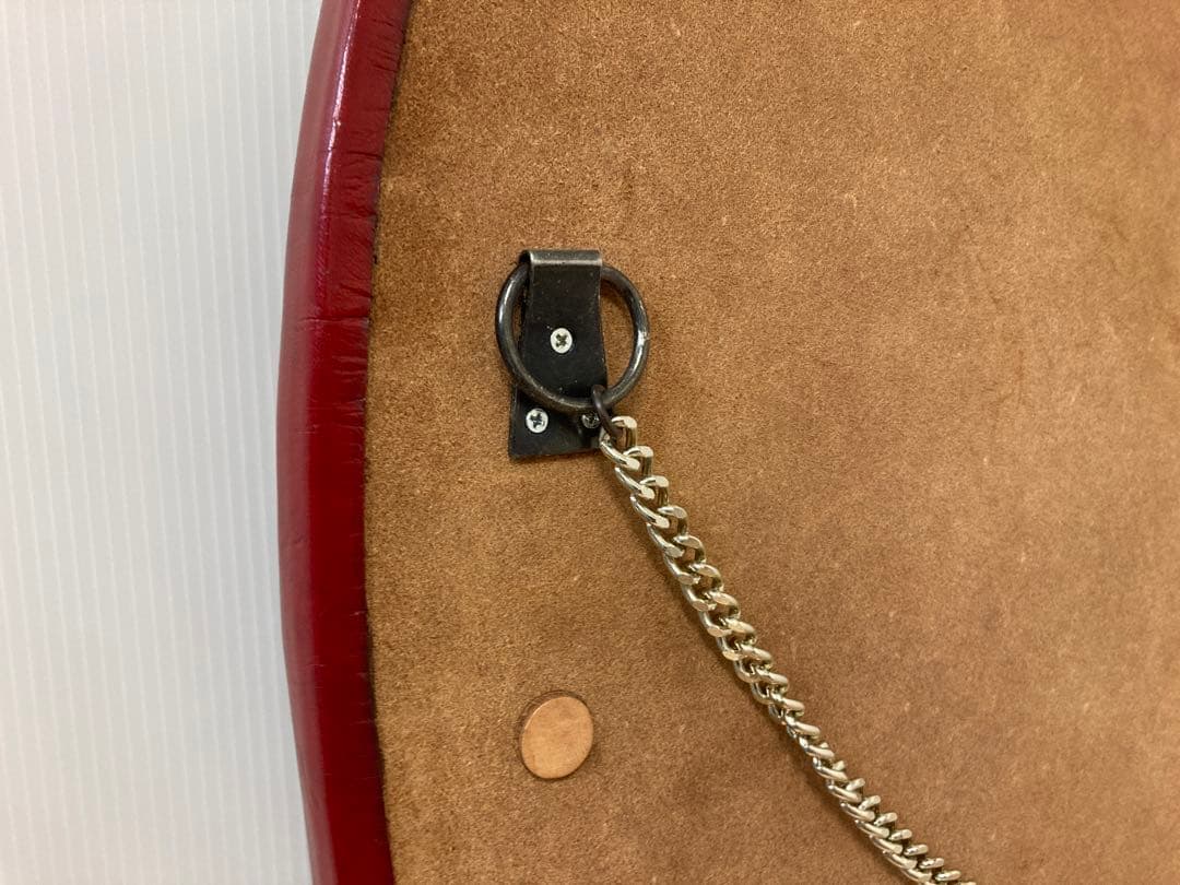 革製フレームウォールミラー