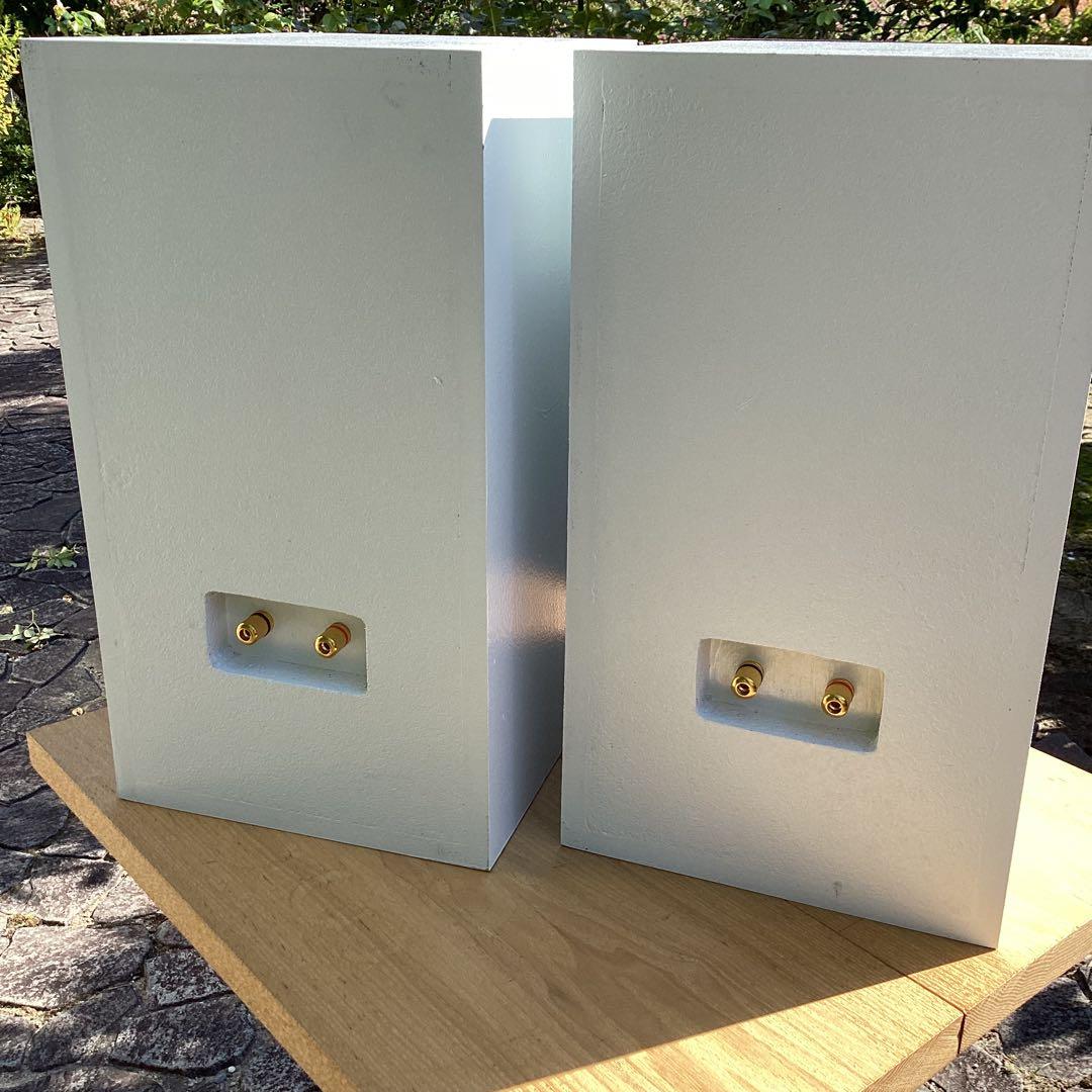 ビクターユニット使用自作スピーカー16㎝2way バッフル重ねてお色直し