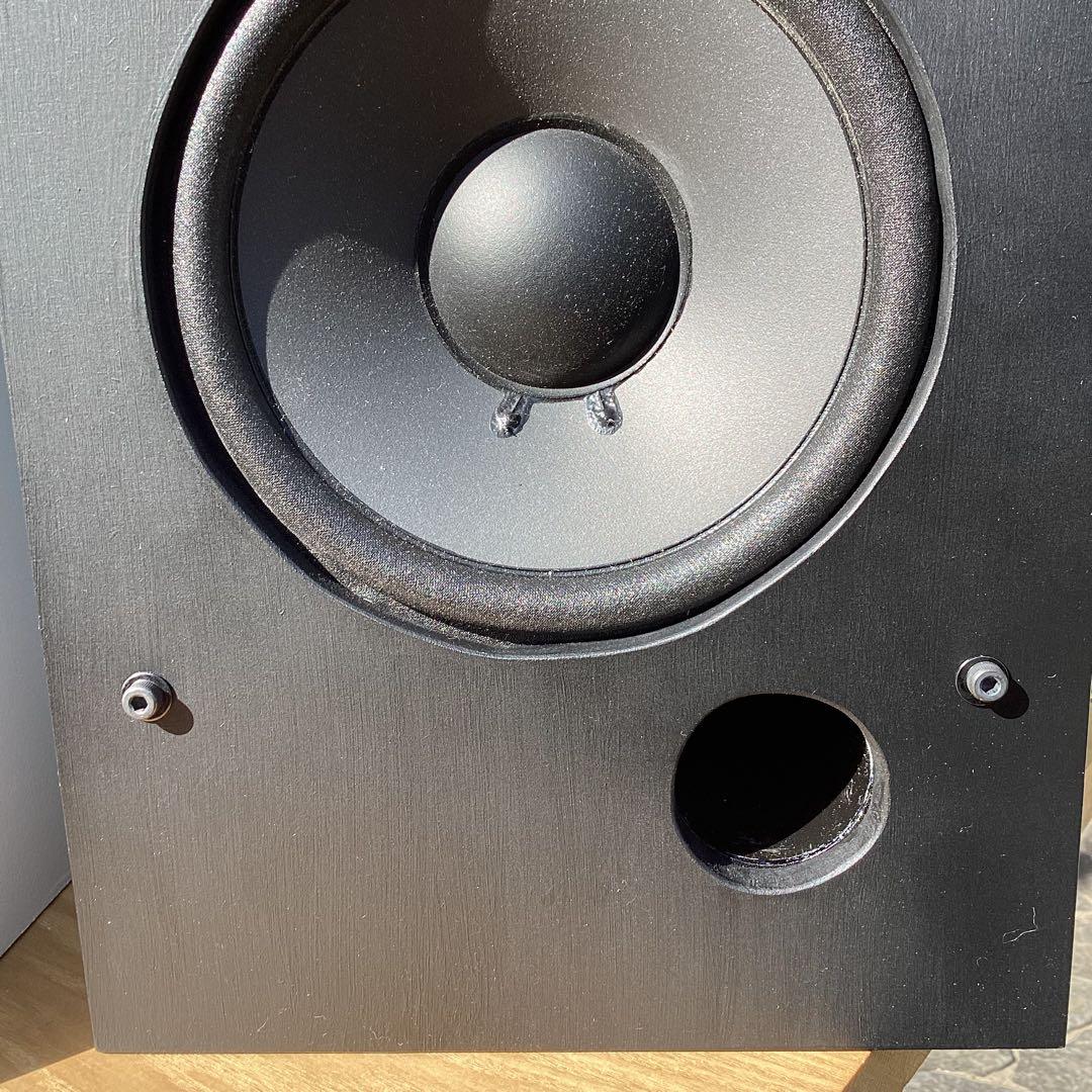 ビクターユニット使用自作スピーカー16㎝2way バッフル重ねてお色直し