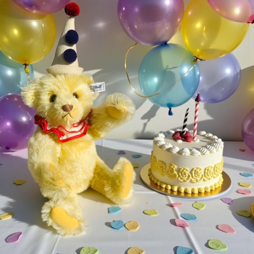 シュタイフ Steiff テディベア テディクラウン 美品 クラウンハット2個