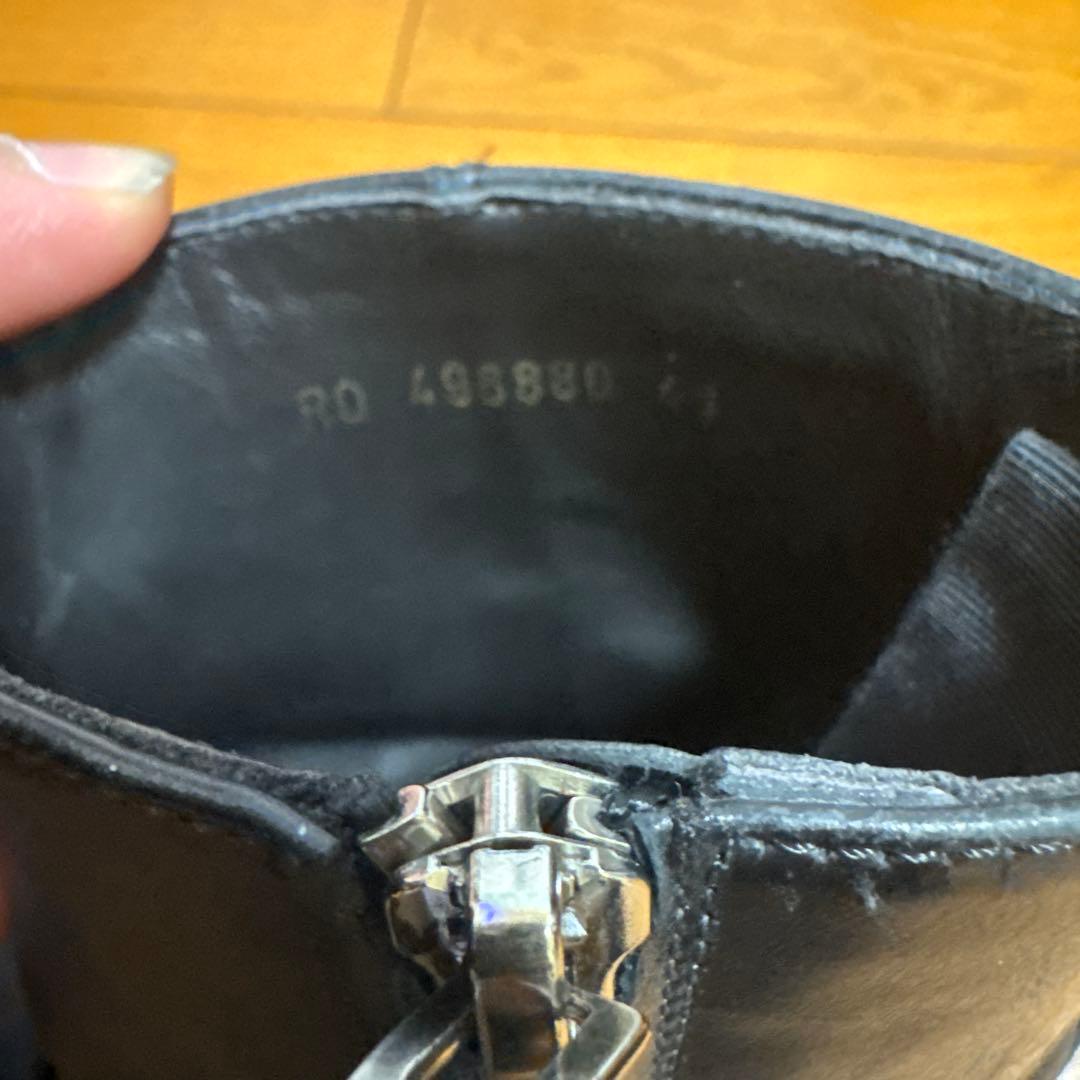 名作saint laurent ヒールジップエディ期size41