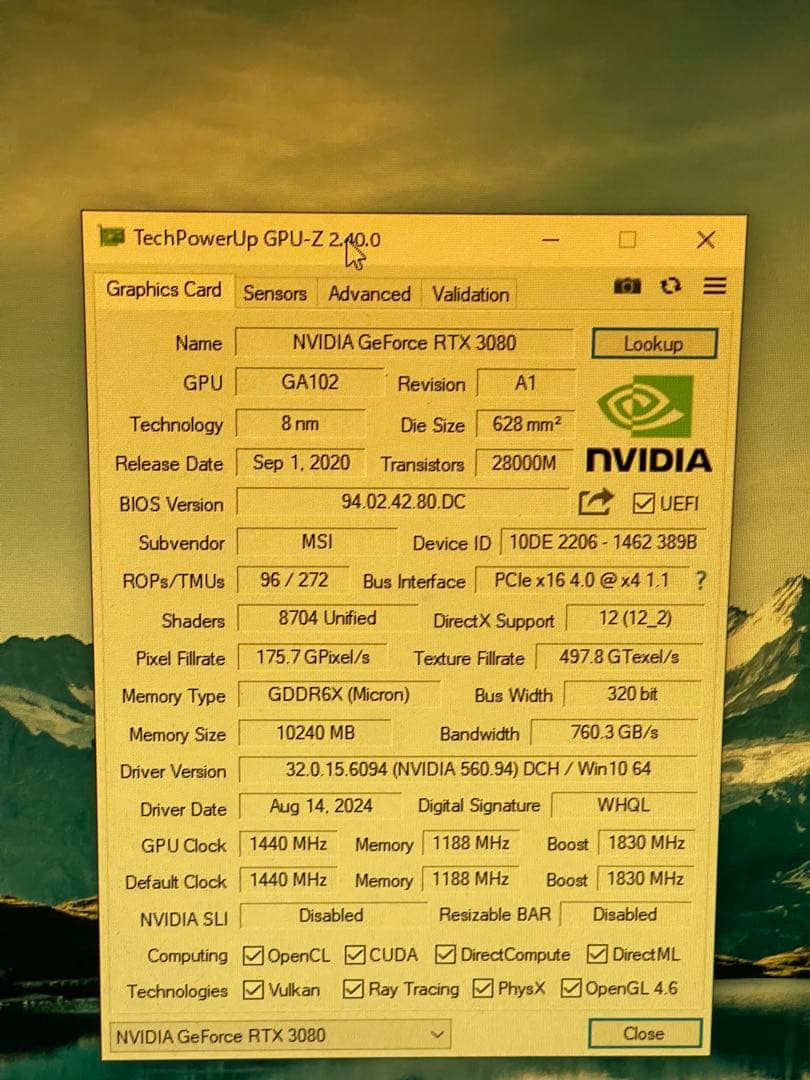 グラフィックボード・グラボ・ビデオカード GeForce RTX 3080 Phoenix