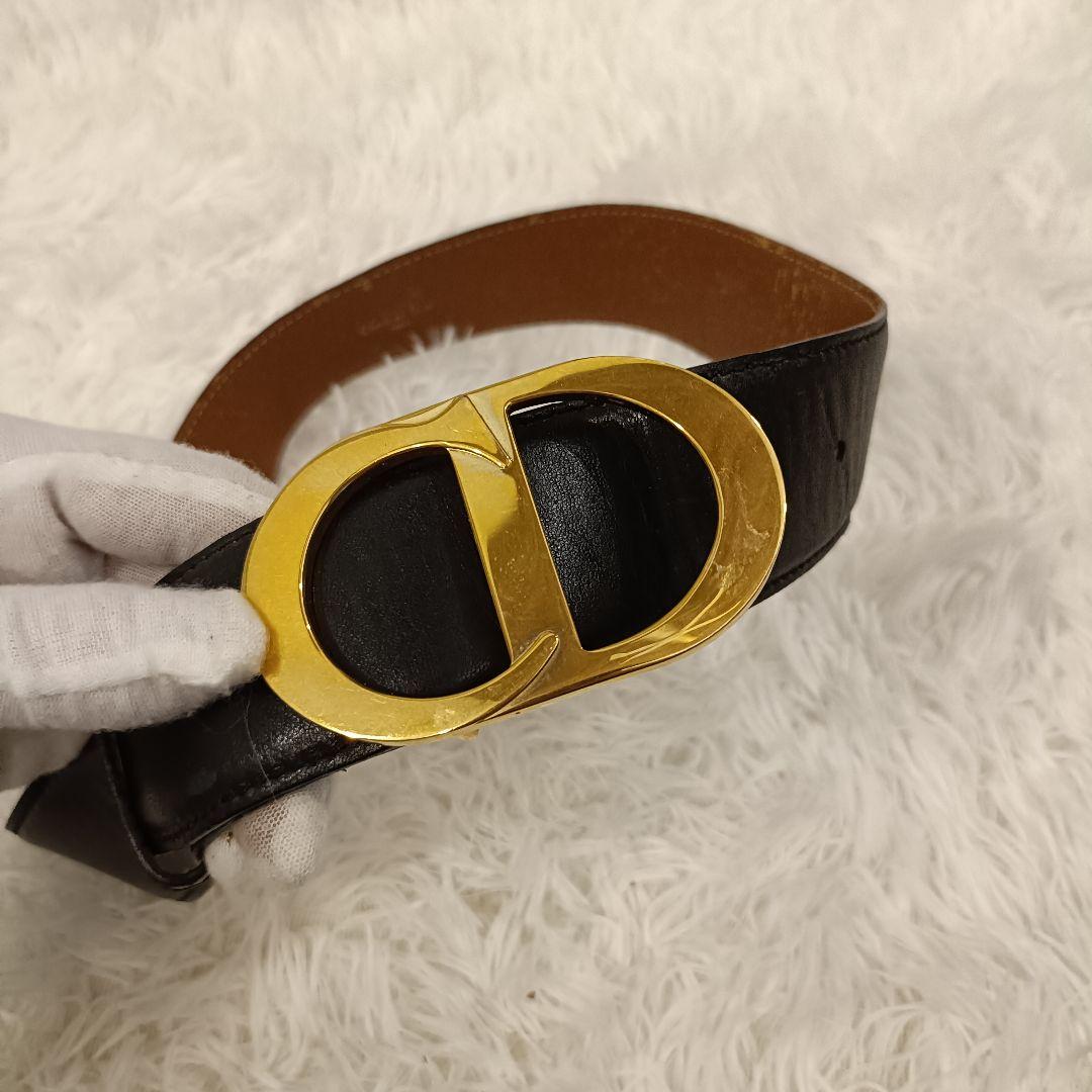 Dior✨　CDバックル　ブラック　ベルト　65cm ディオール