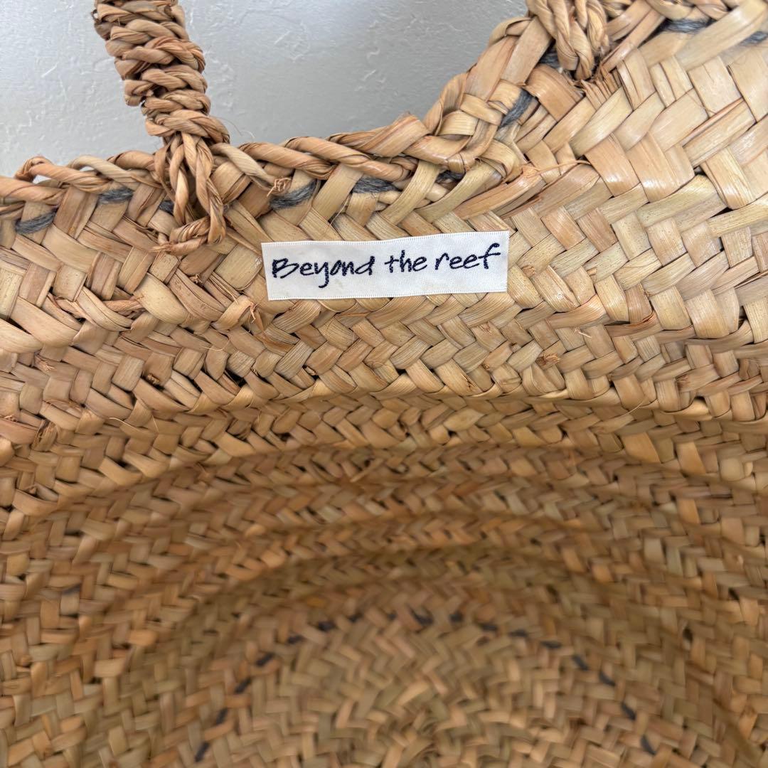 ビヨンドザリーフ かごバッグ 大きいサイズ インナー付きインテリア 西海岸