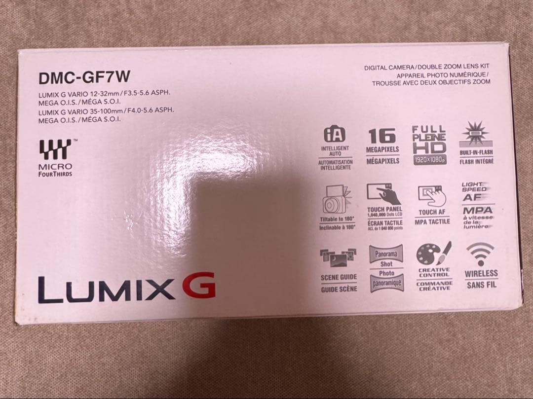 パナソニック LUMIX G DMC-GF7W ダブルズームレンズ　ピンク