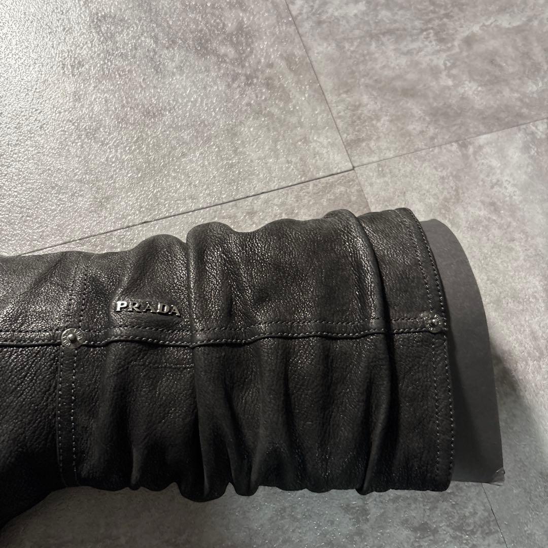 デッドストック　PRADA 2010s archive long boots
