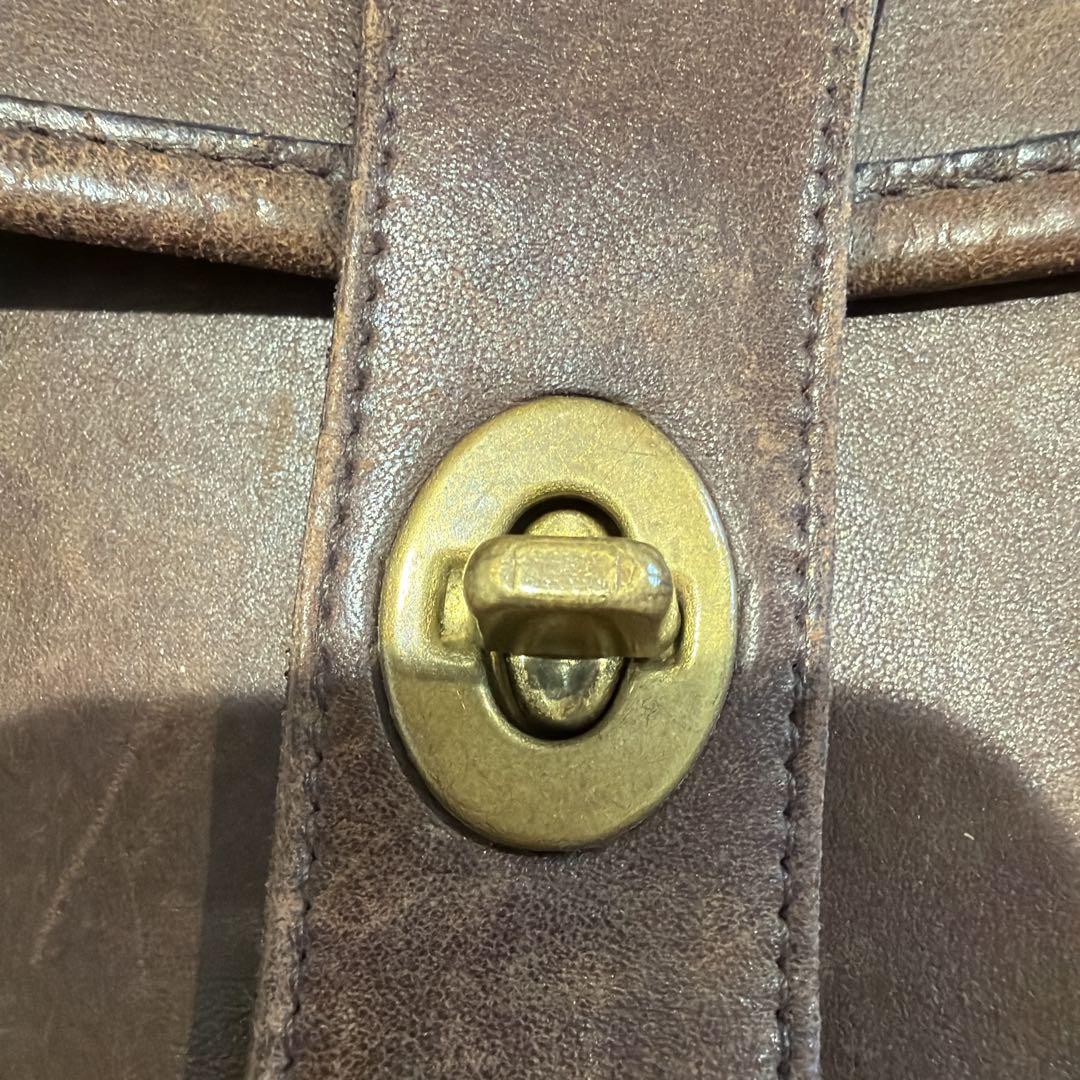 良品 オールドコーチ ビジネスバッグ ヴィンテージ ブラウン 5107 希少品