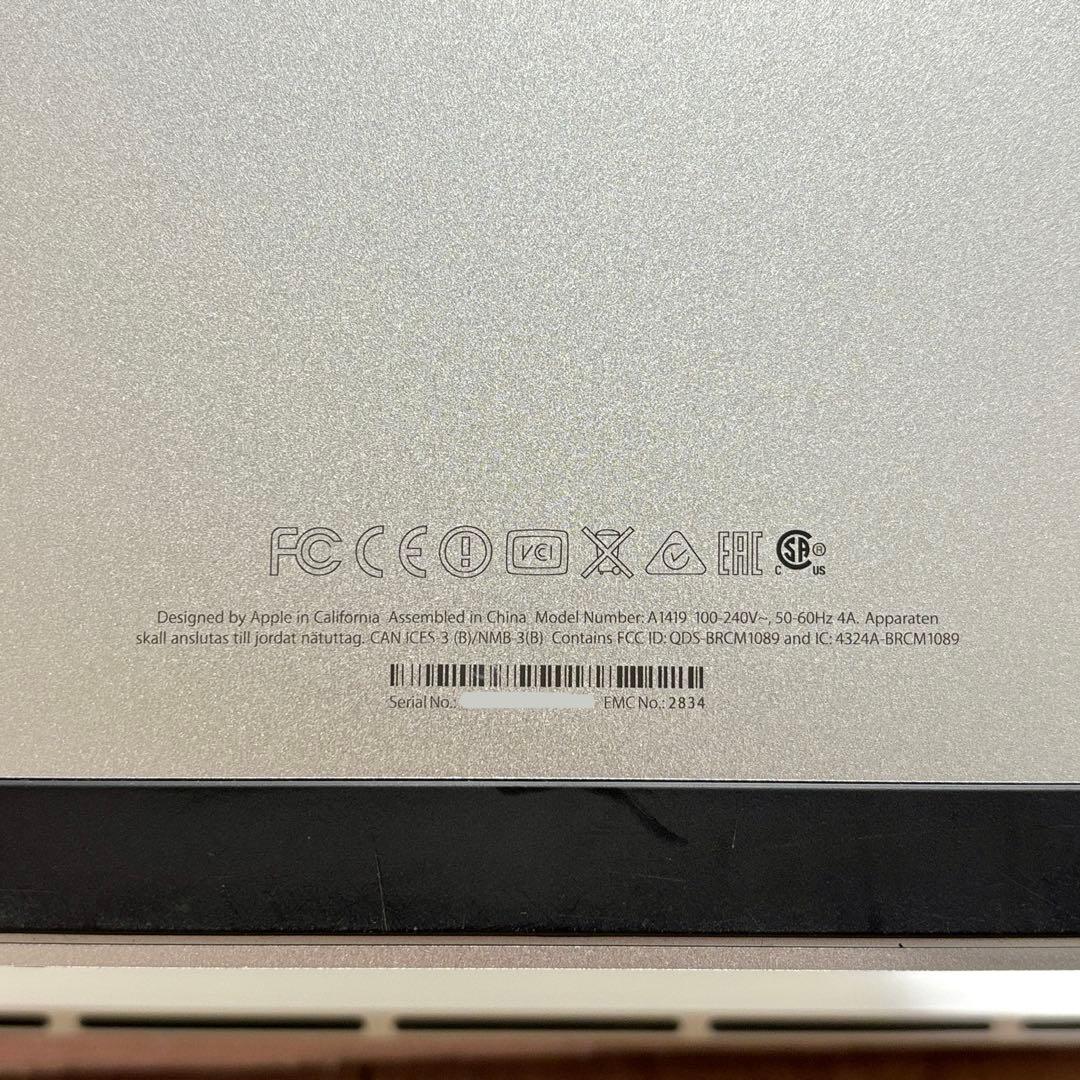 Macデスクトップ iMac Retina 5K 27-inch Late 2015 A1419