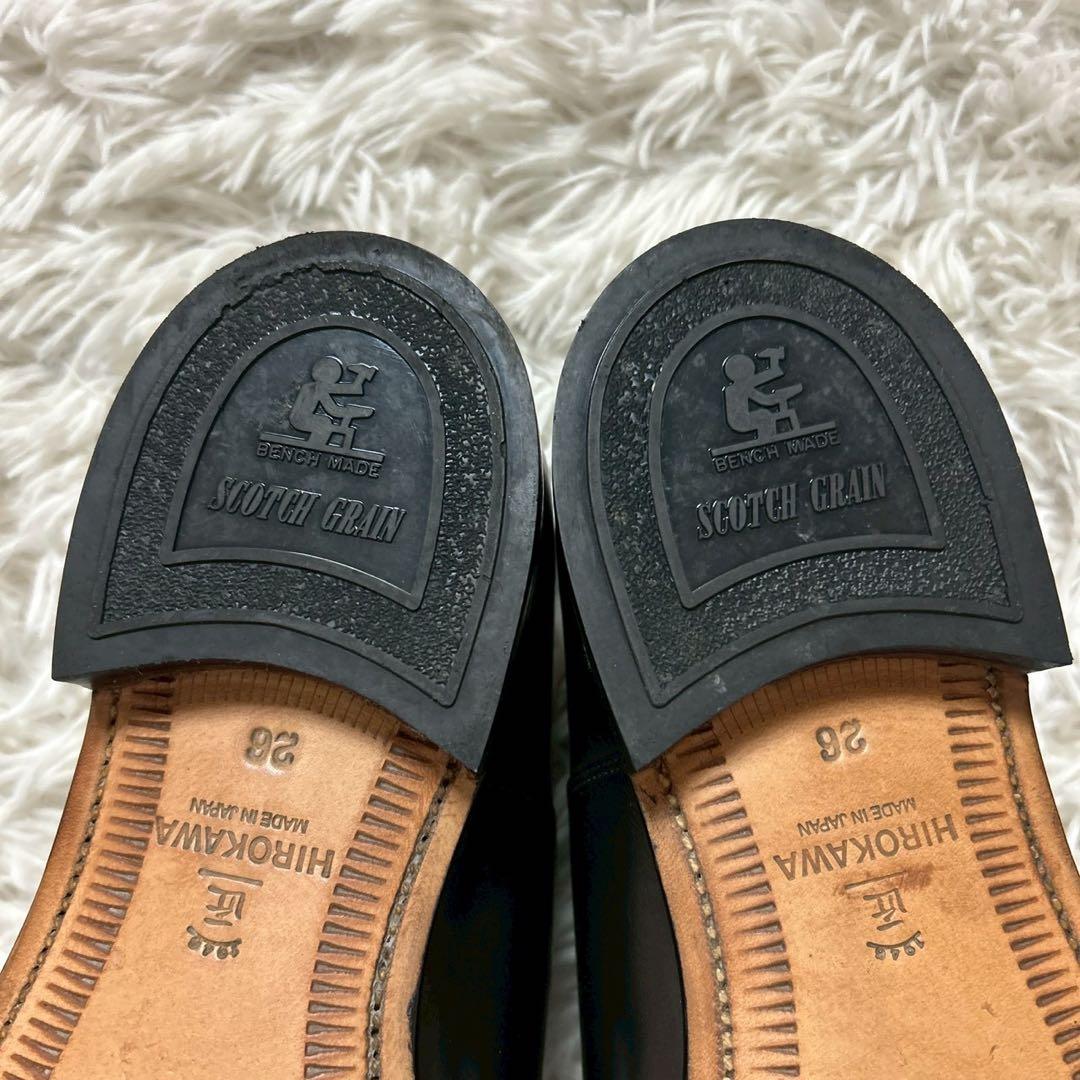 極美品✨スコッチグレイン　ビジネスシューズ　H−9106　ブラック