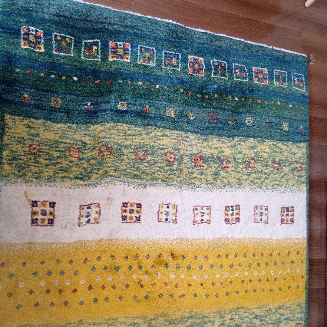 *まゆ様　ペルシャギャッベ 大塚家具購入 手織りラグ定価156600円