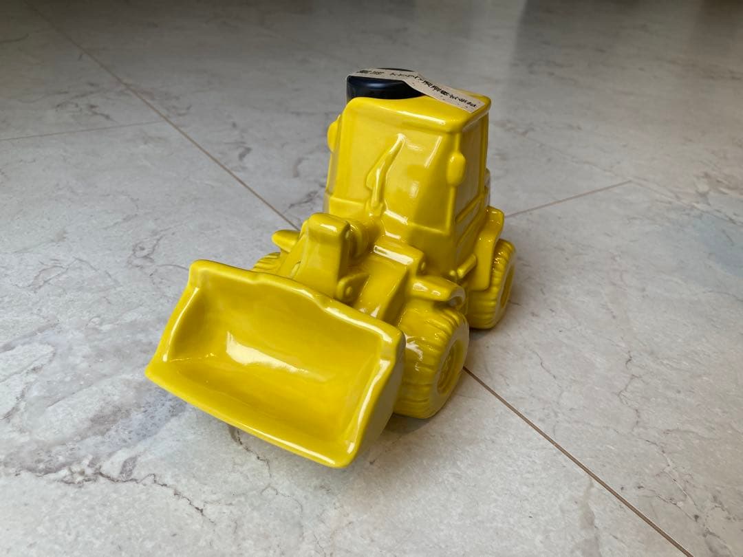 コマツ ブルドーザー型 ホイルローダー型 陶器製 焼酎 セット非売品