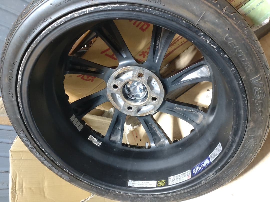 RAYS A/X グリフォニー 夜王BLACK 16インチ ホイールセット 中古