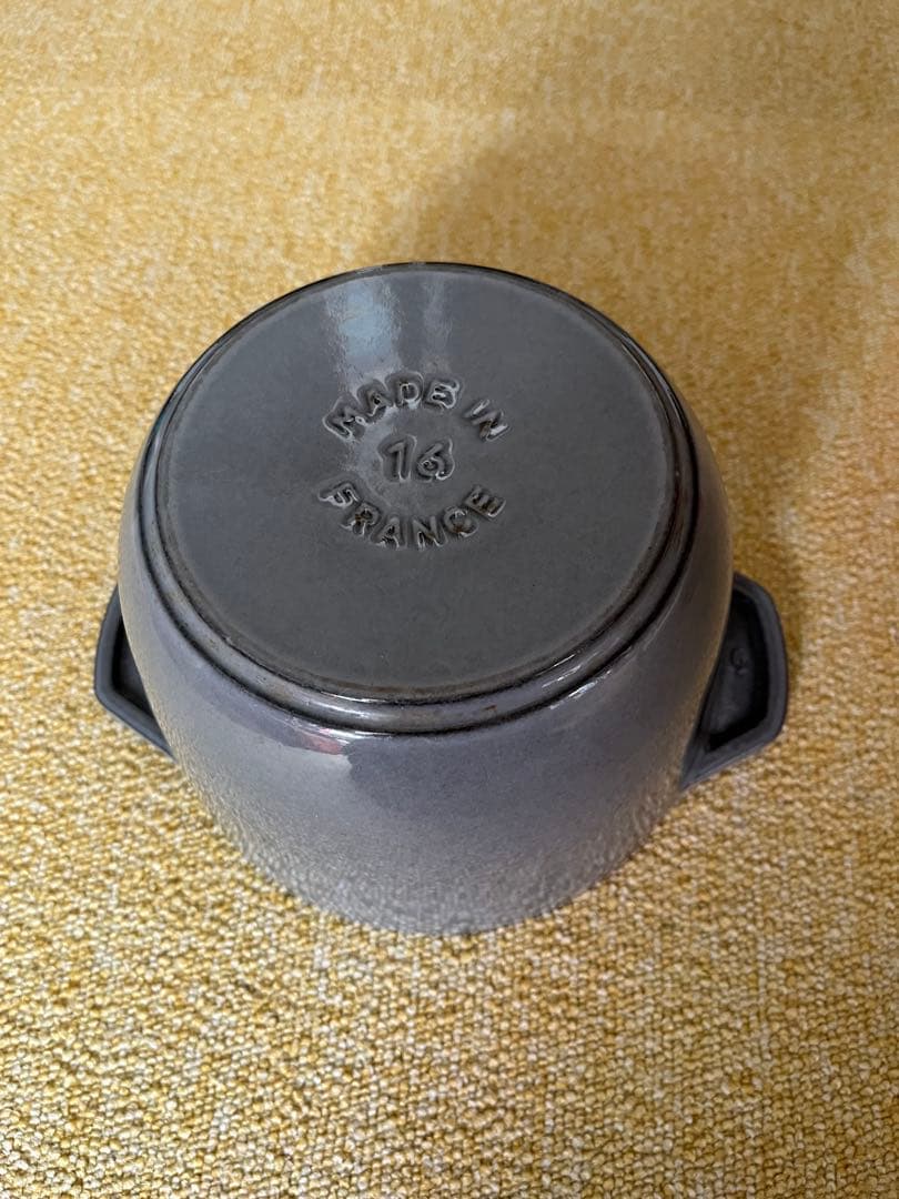 STAUB ストウブ ラ ココット デ ゴハン Mサイズ グレー 16センチ