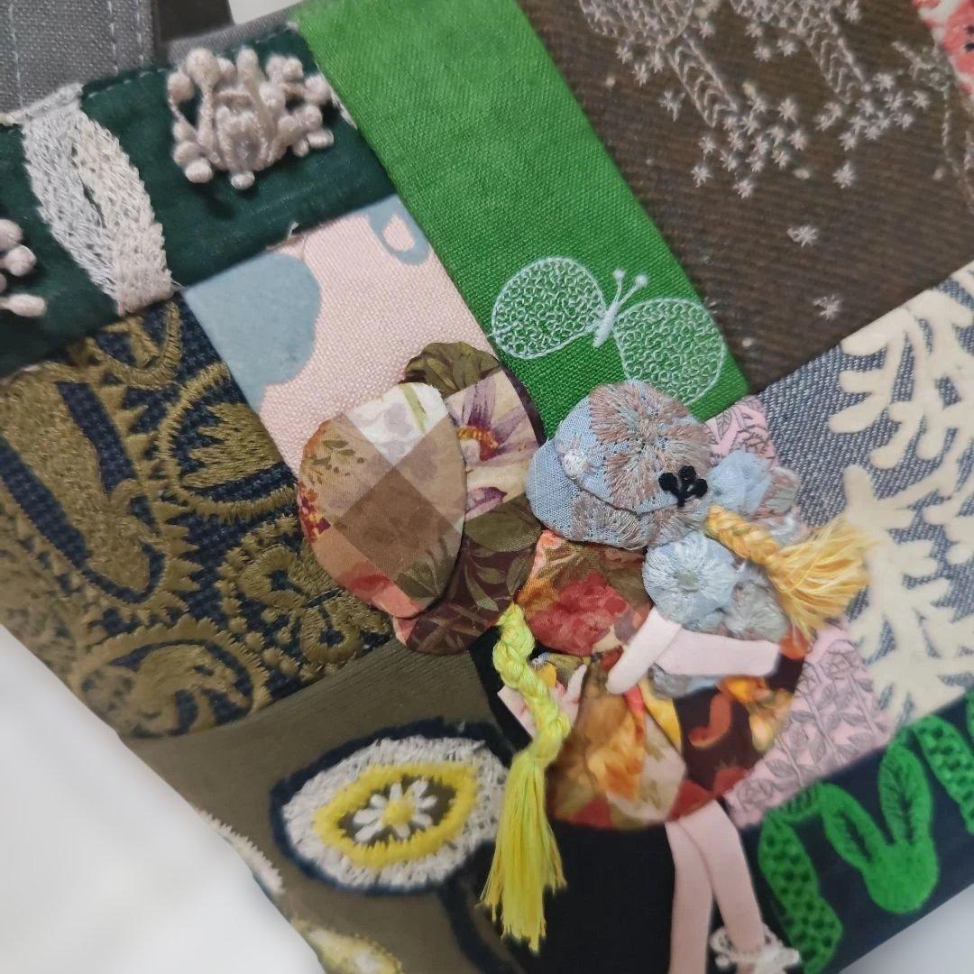 ハンドメイド　ミナペルホネン　スーちゃんバッグ