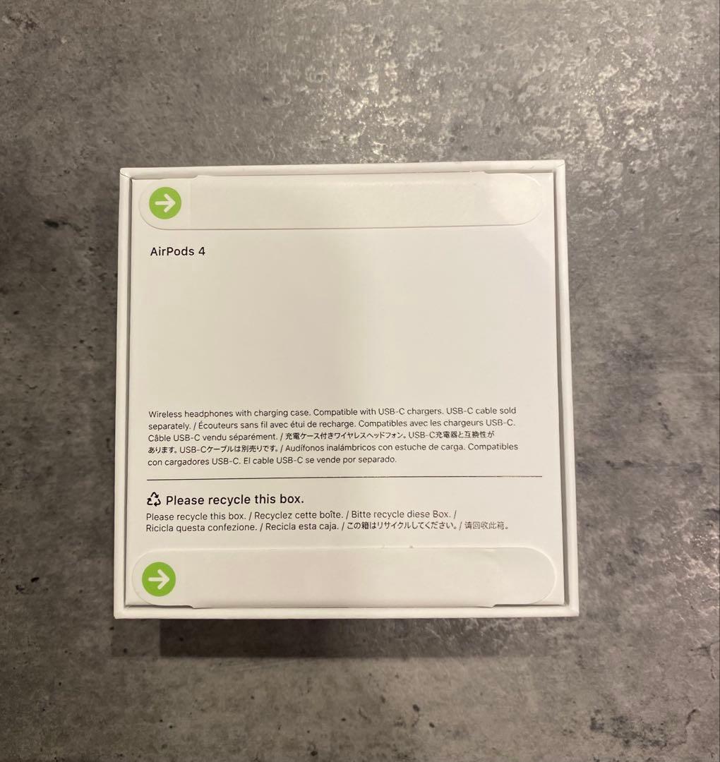【新品•未開封】Apple AirPods 4 本体