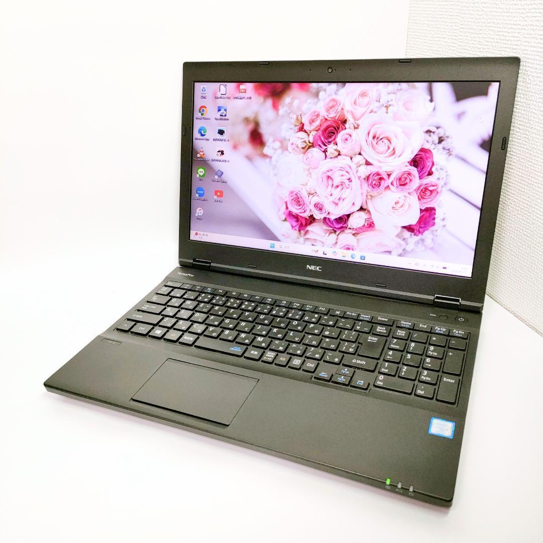 第8世代i7✨️NEC/Windows11/SSD/オフィス付きノートパソコン