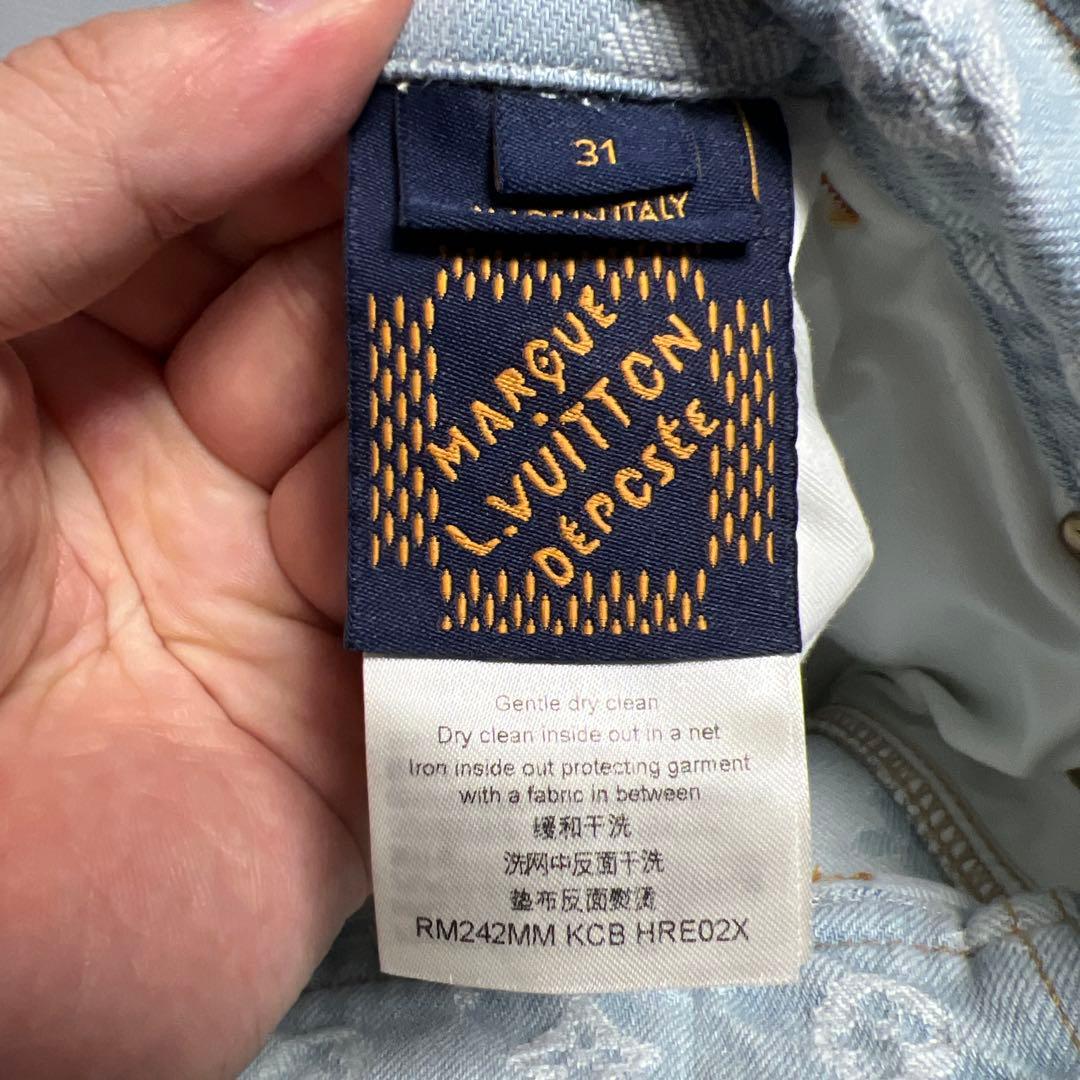 LOUIS VUITTON モノグラム　デニムオーバーオール　タイラー