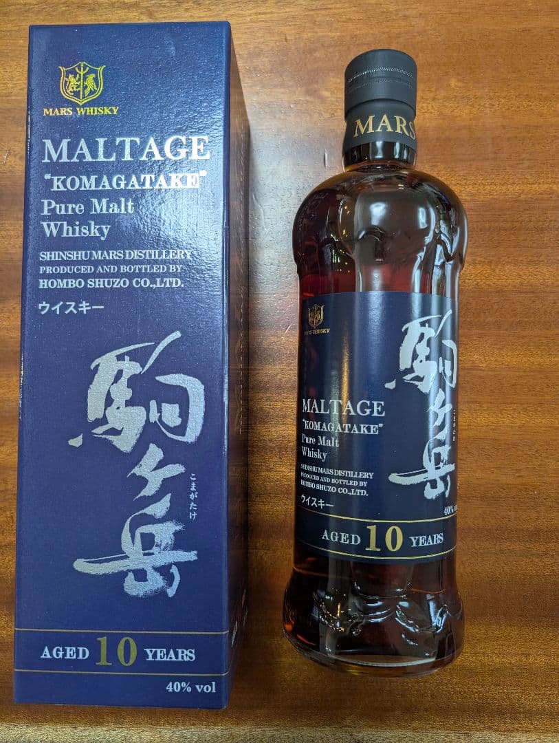モルテージ駒ヶ岳　10年　　　　　　　 ピュアモルトウイスキー