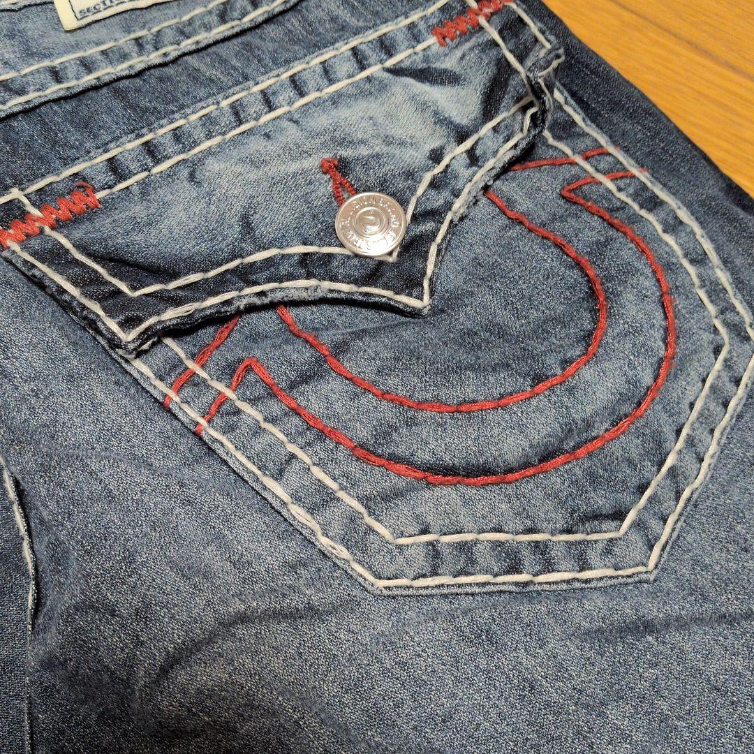 TRUE RELIGION SUPER T ストレートデニム 34