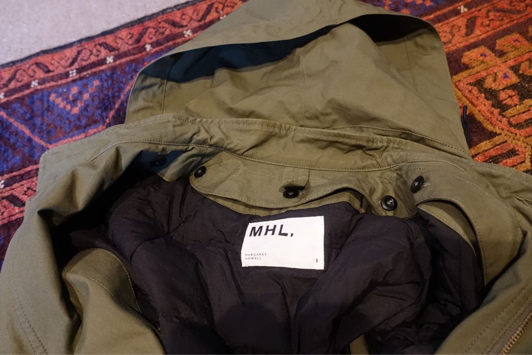 MHL. ロングコート カーキ　マーガレットハウエル