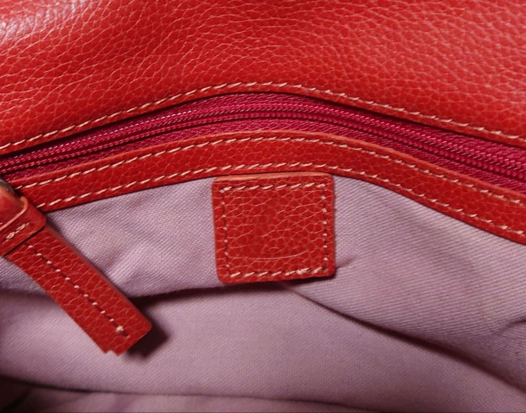 未使用級✨土屋鞄 トーンオイルヌメ クラルテ？ 2way ショルダーバッグ 赤