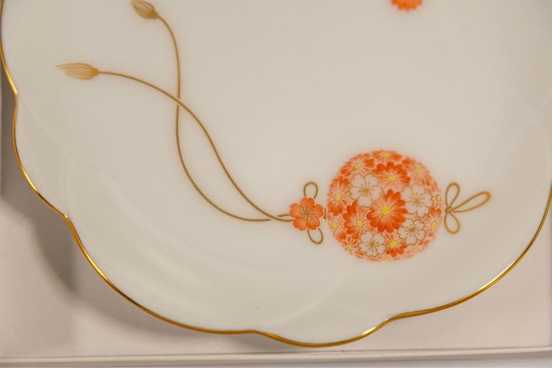 【はなさま専用】 大倉陶園 桜文様 金彩 プレート 箱付 未使用品 高級磁器