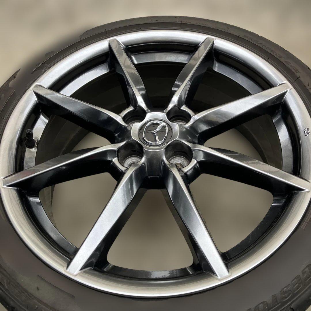 マツダ NDロードスターRF 純正17インチタイヤ&アルミホイール4本セット