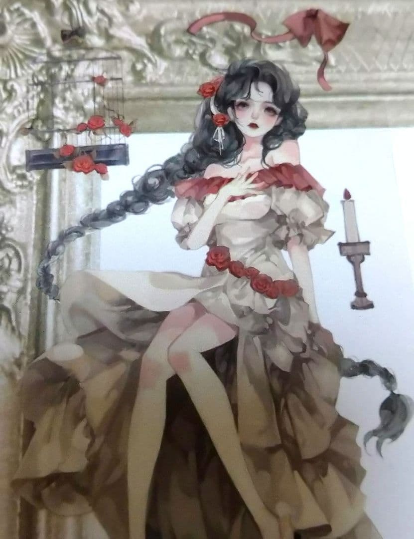 ✩再販✩J712＃红玫瑰庄园(PET)迷雾森林切り売り海外人物マステ女の子