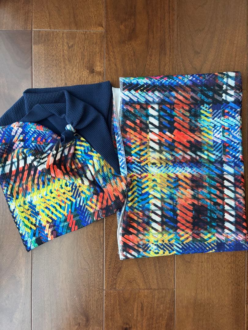 pikimama スリング　旧Mサイズ　カラー:aquaチェック