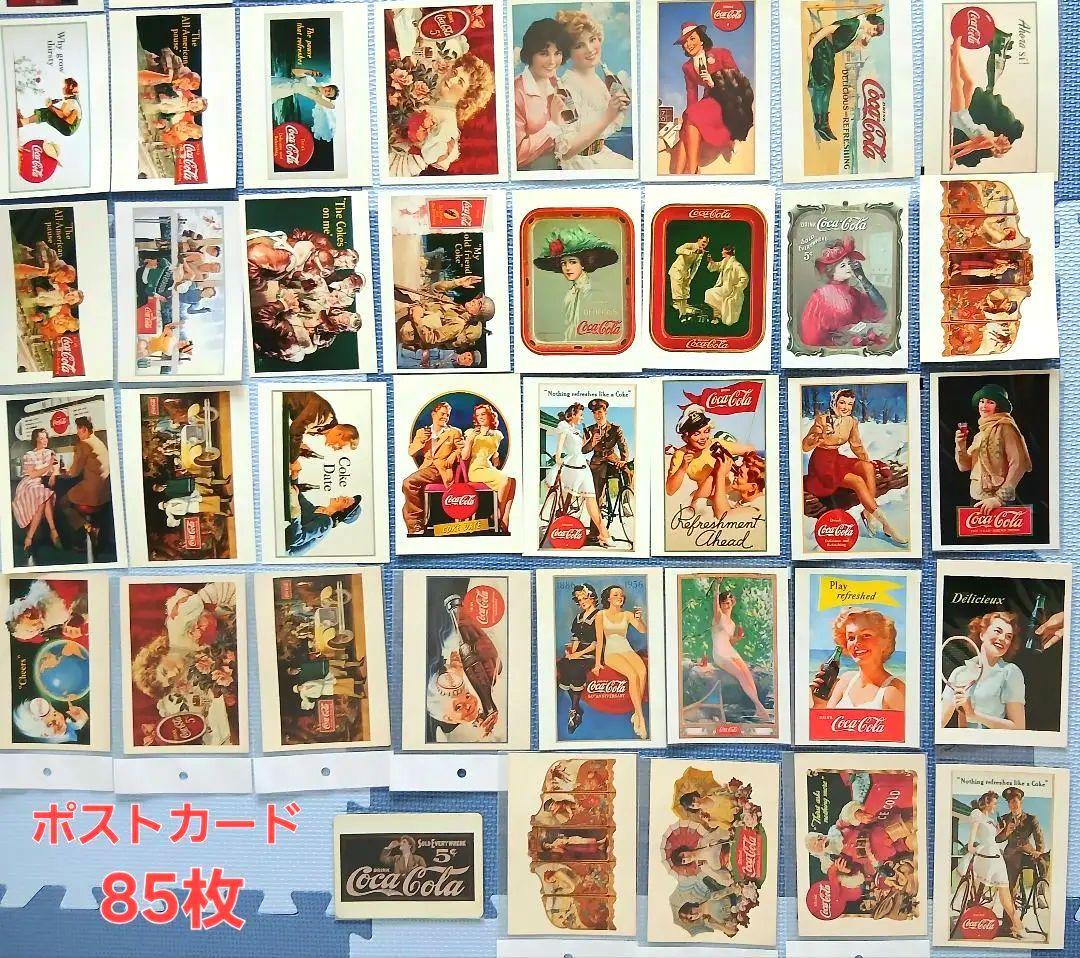 ♦️レア品♦️1920年コカ・コーラ社 限定ピンバッチ・未使用ポストカード85枚