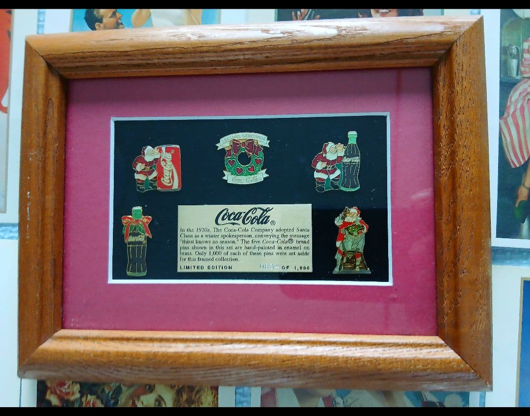 ♦️レア品♦️1920年コカ・コーラ社 限定ピンバッチ・未使用ポストカード85枚