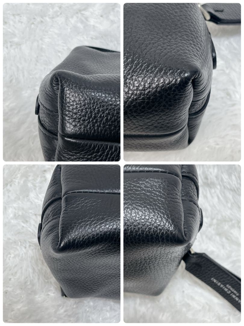 【極美品】GIANNI CHIARINI アリファ S ショルダーバッグ　黒