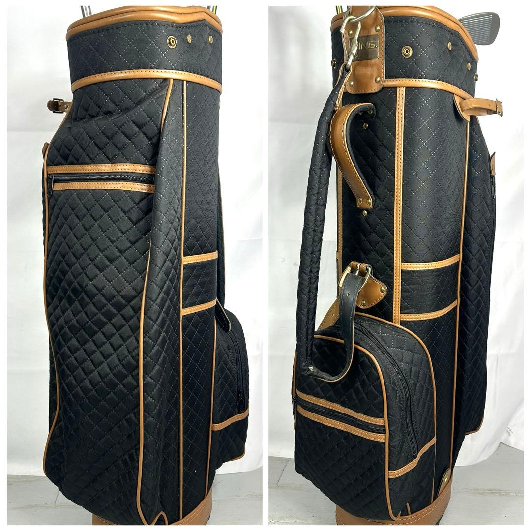 本格派 レディースゴルフクラブ 8本 ゴルフセット ピン キャディバッグ 美品