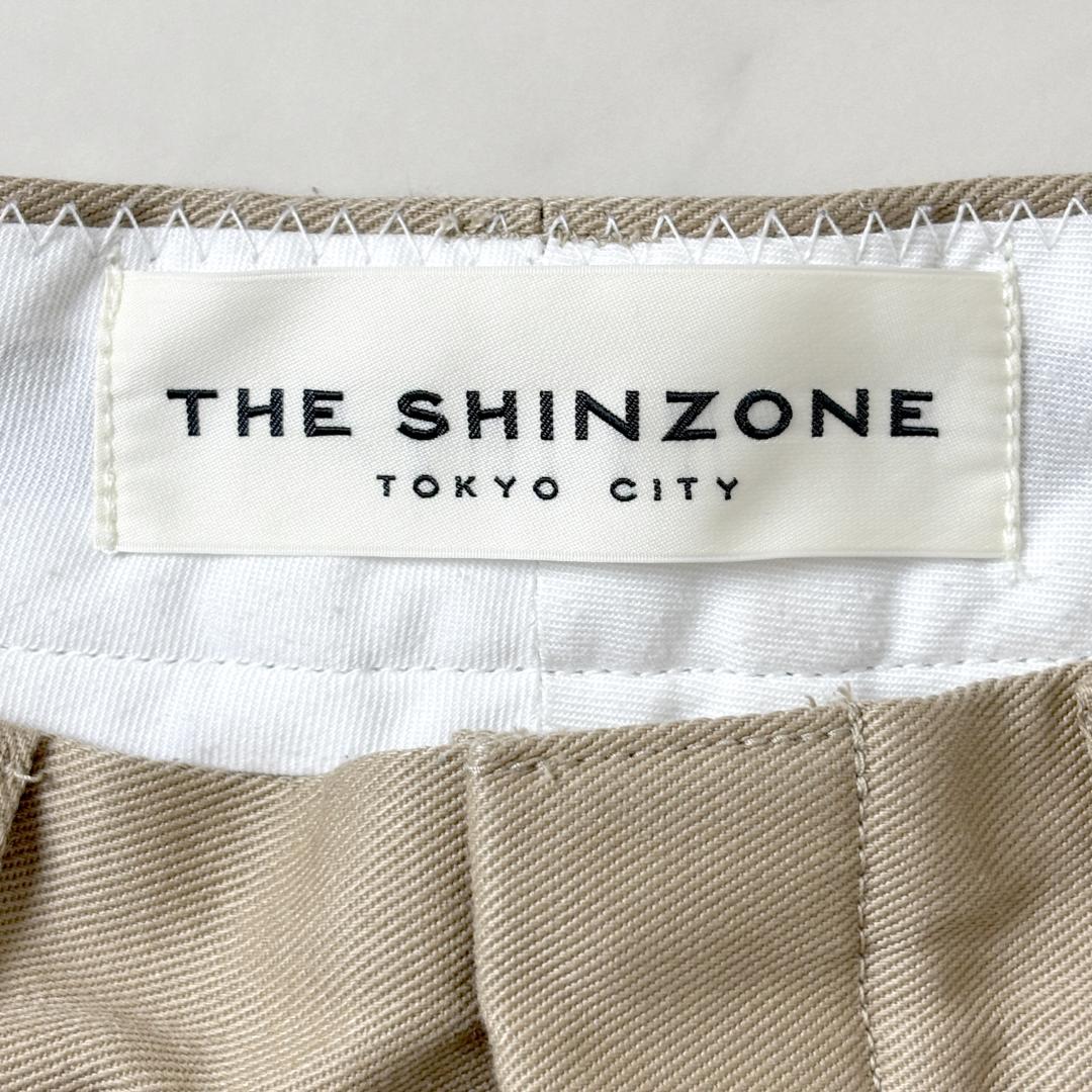 美品✨ ザ シンゾーン 36 TOMBOY PANTS ベージュ タック チノ