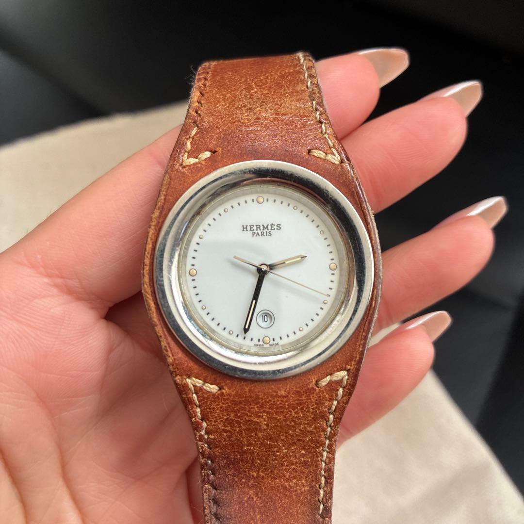 【中古・動作未確認】HERMES アーネ レディース 時計
