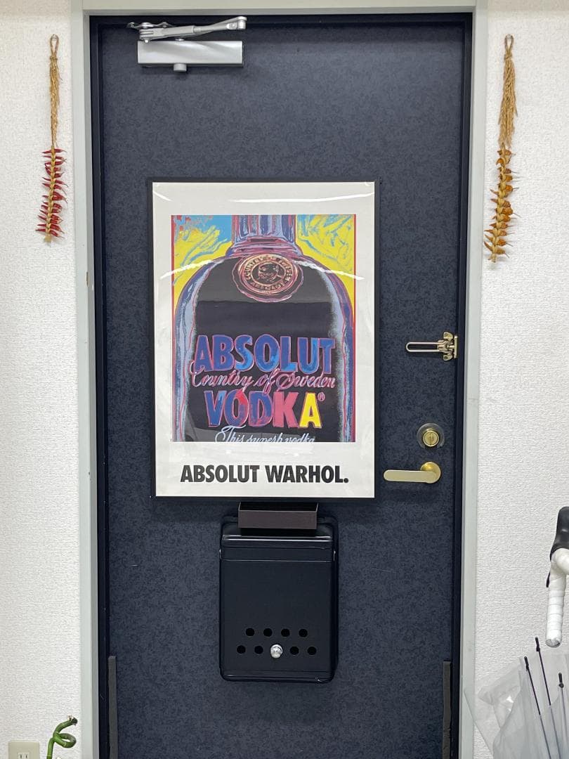 希少 ABSOLUTWARHOL  アブソルートウォーホル　B2ポスター美品！