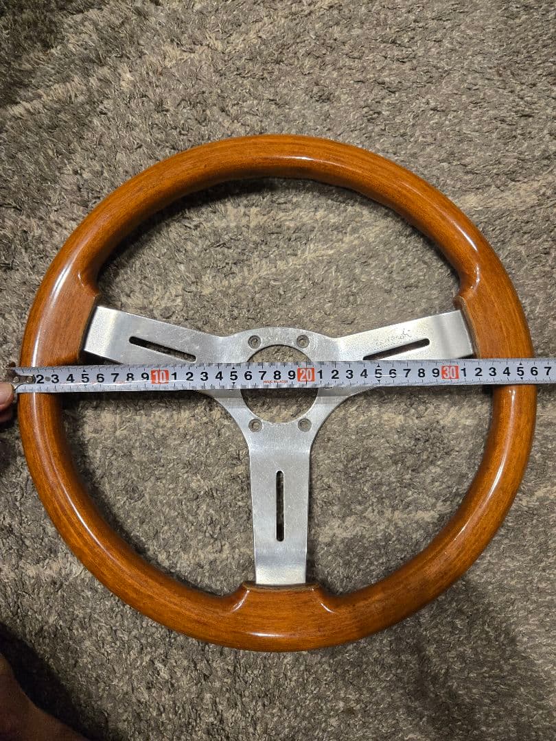 ウッド ステアリングホイール 3本スポーク