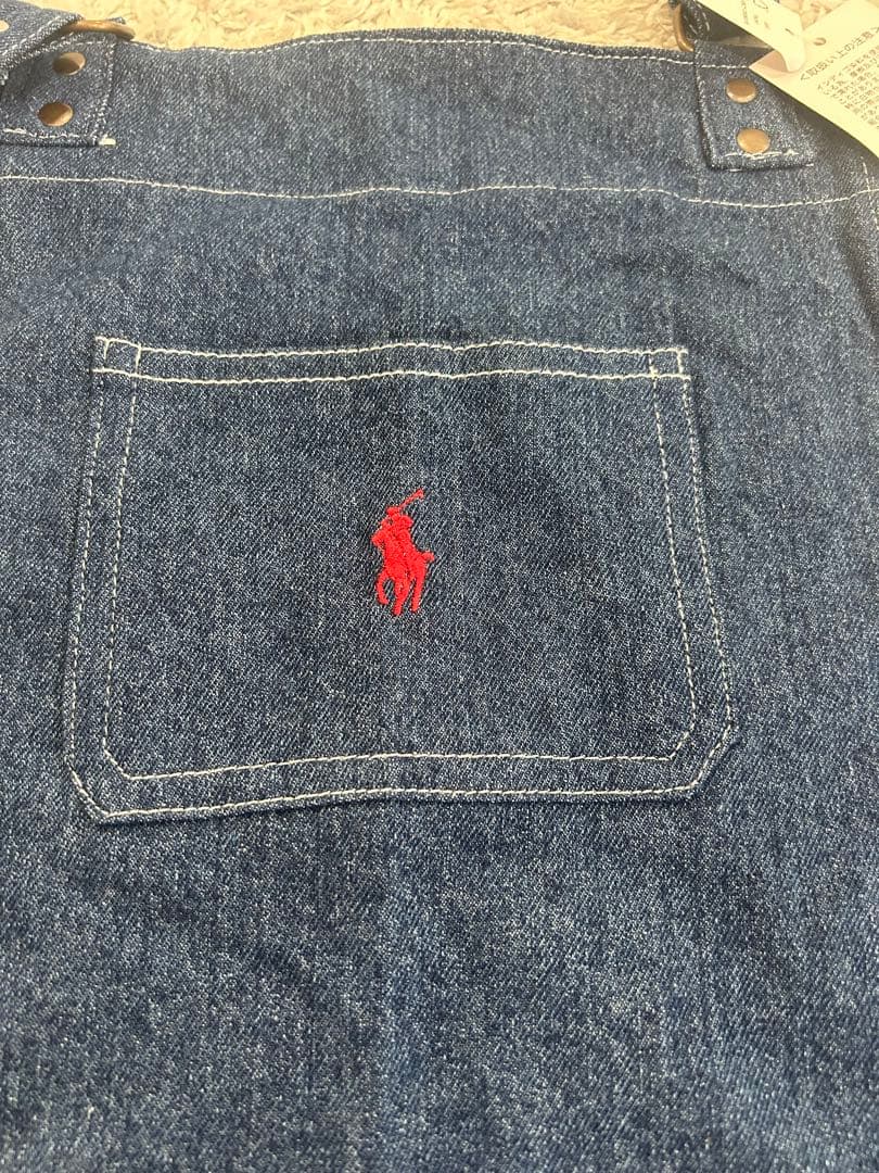 ラルフローレン　デニムエプロン　タグ付き