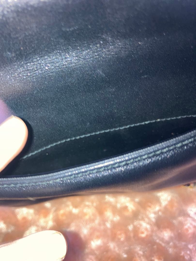 ブ*K様 セリーヌCELINE トリオンフチェーンショルダーバッグ。ヴィンテージ