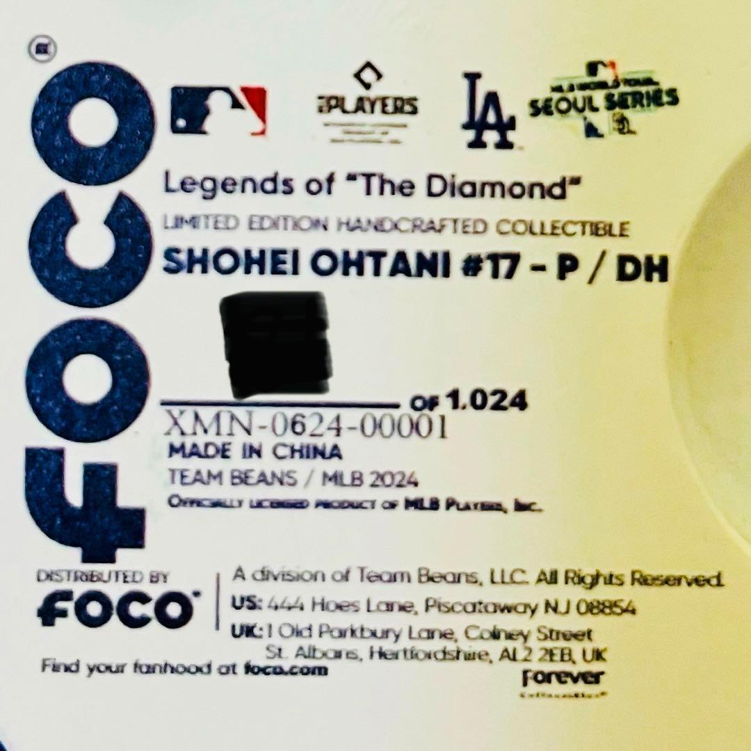 【大谷翔平/ドジャース初出場/ボブルヘッド】開幕戦シリーズ/1024個限定