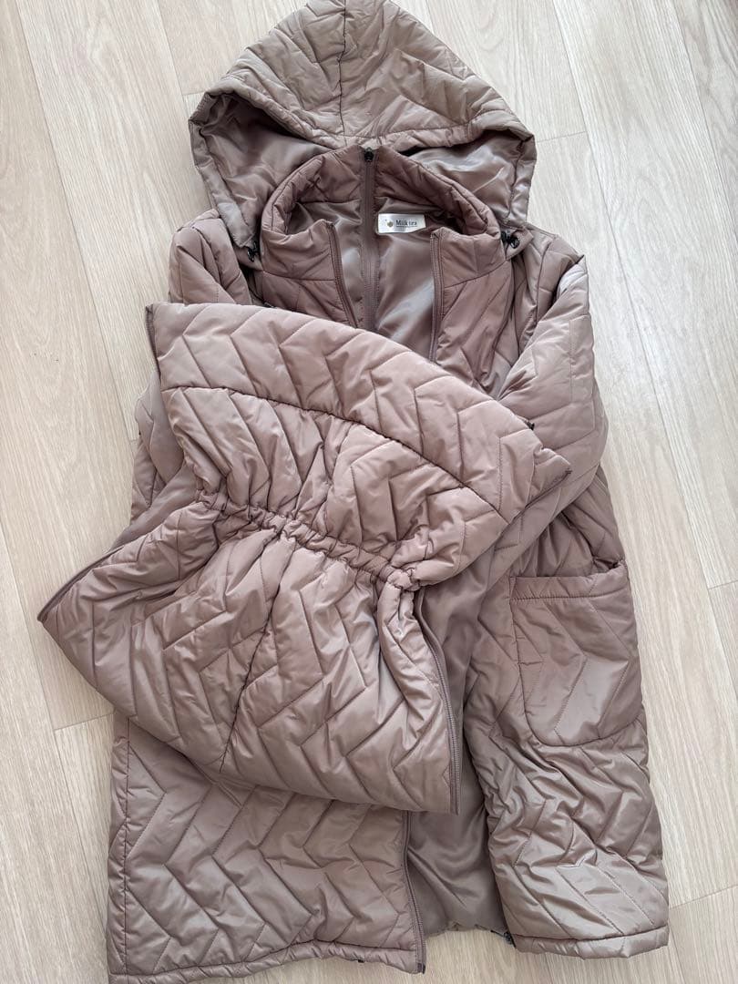 【美品】ママコート ミルクティーステラ 4way ダッカー付き フリーサイズ