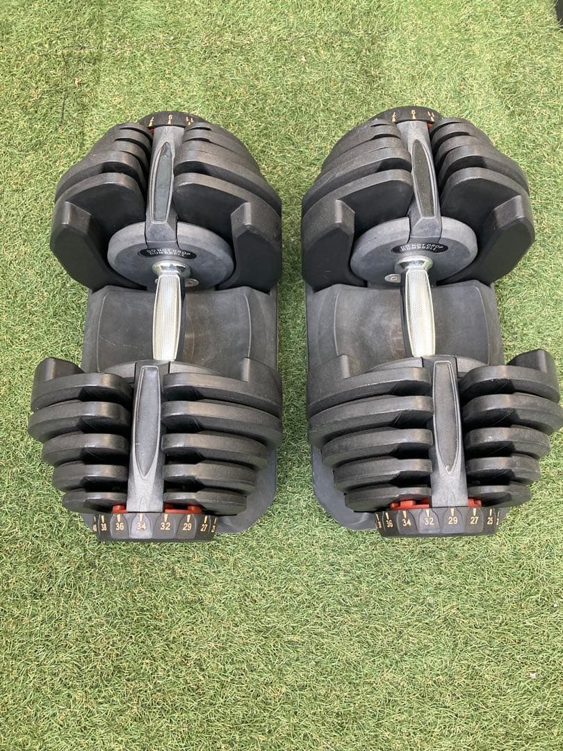 可変式ダンベル 40kg 2個セット、ベンチシート