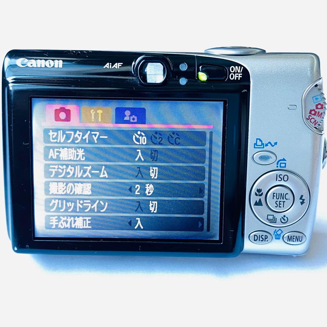 Canon キャノン IXY 800IS PC1176 シルバー デジカメ 中古