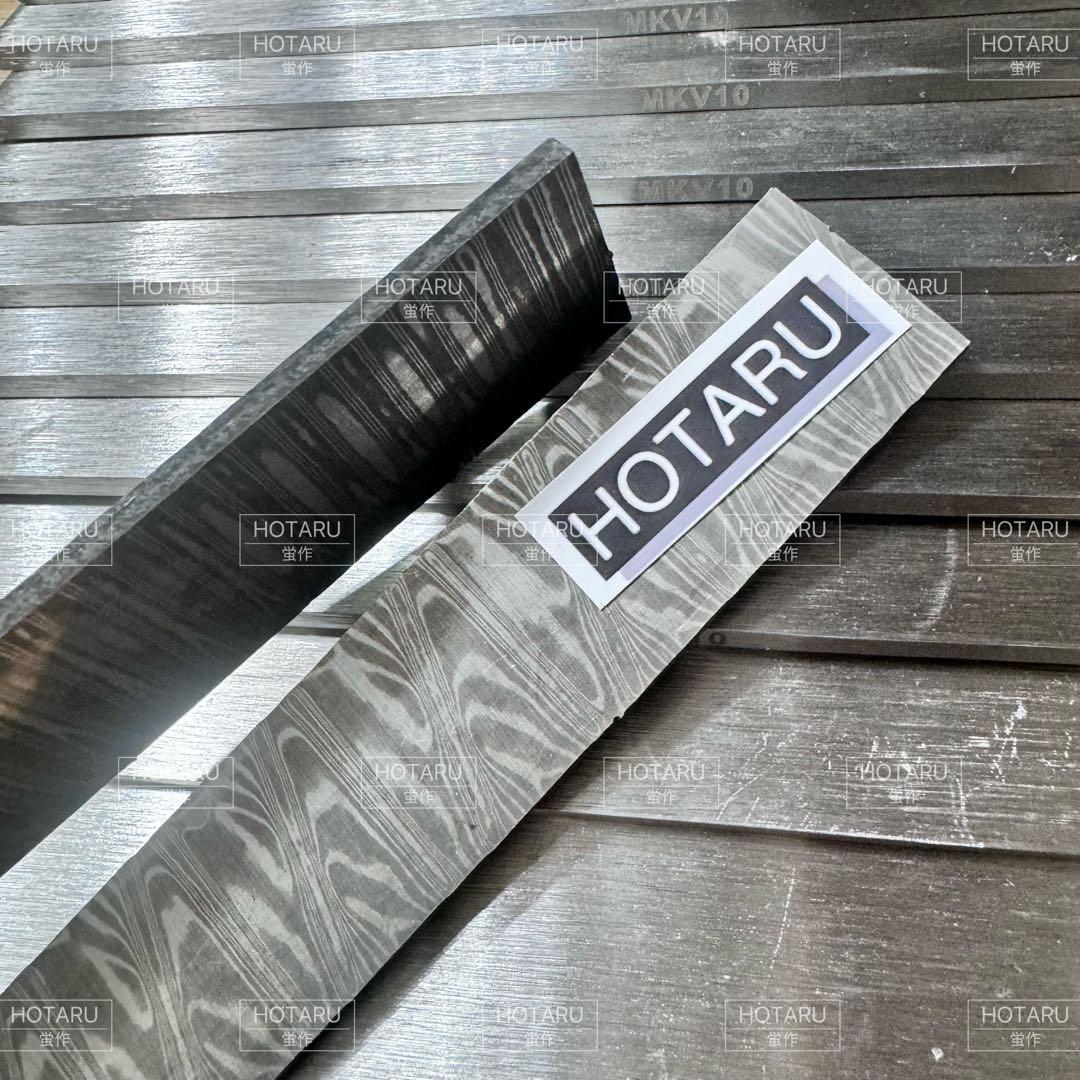 尺300mm 柳刃包丁 墨流しダマスカス　人工象牙八角柄 和包丁 白'ᘲ