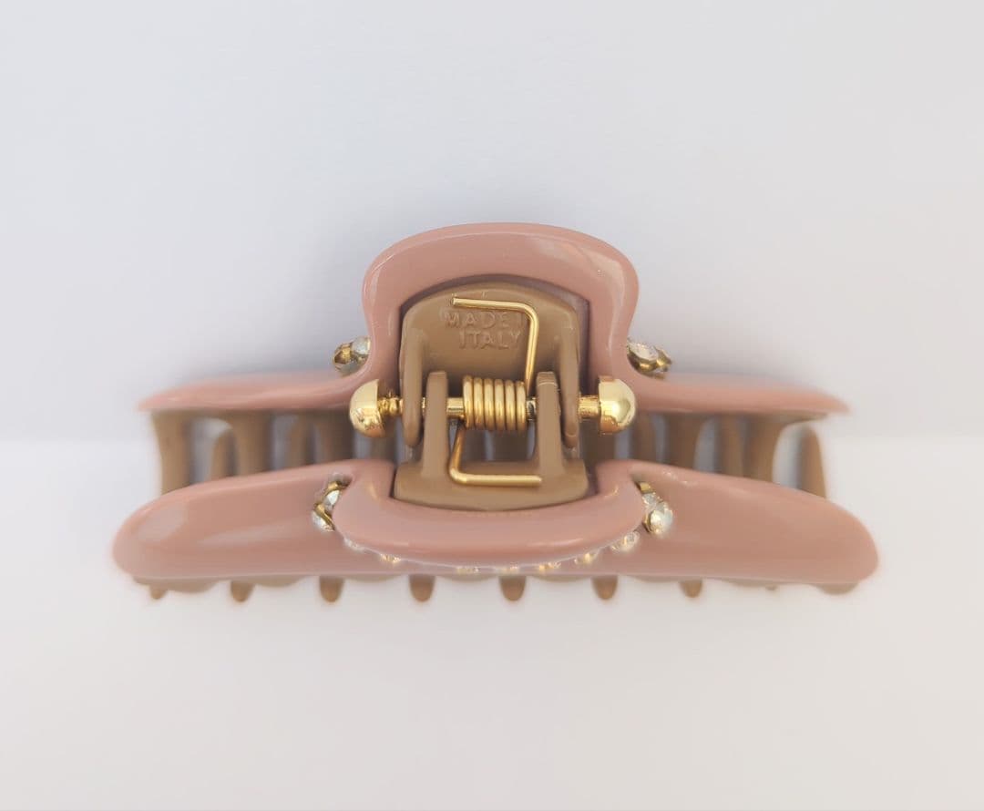 acca ヘアクリップ　Mサイズ　ピンクベージュ