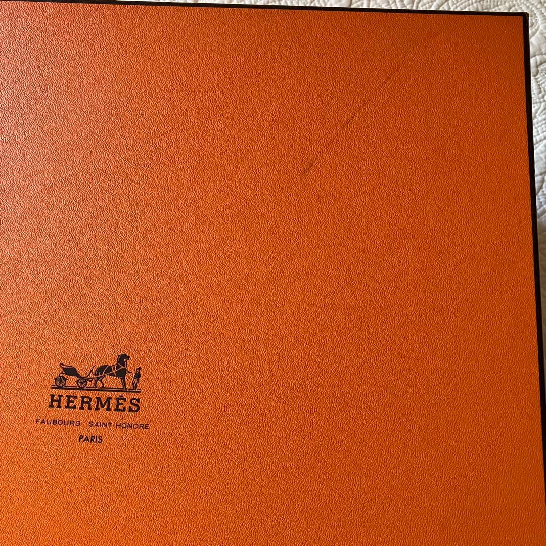 HERMES オレンジ box ケリー　バーキン　34.5✖️34.5✖️14