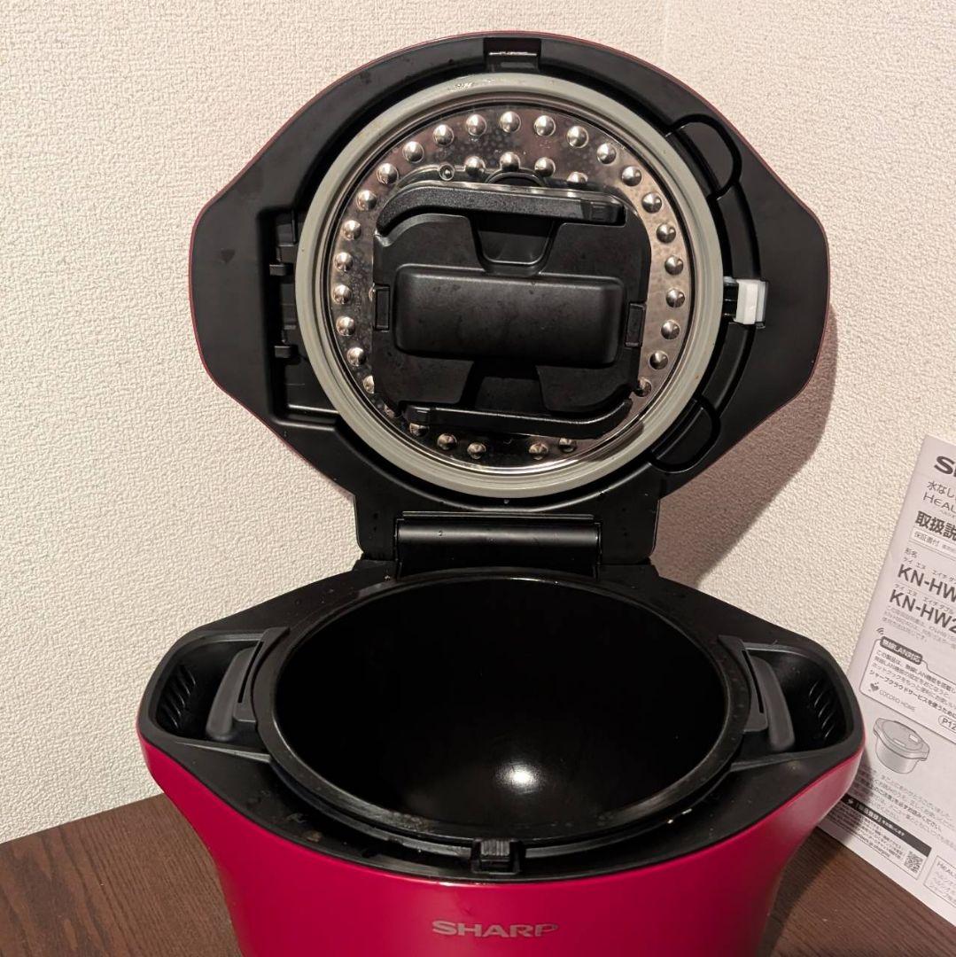 SHARP　水なし自動調理鍋　HEALSIO ホットクック　KN-HW24G R