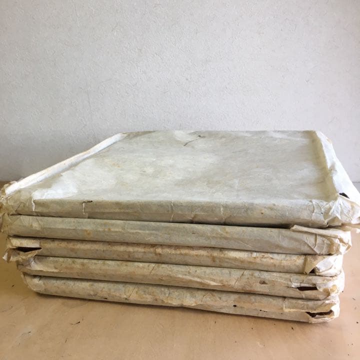 正方形の漆のお盆  5膳セット